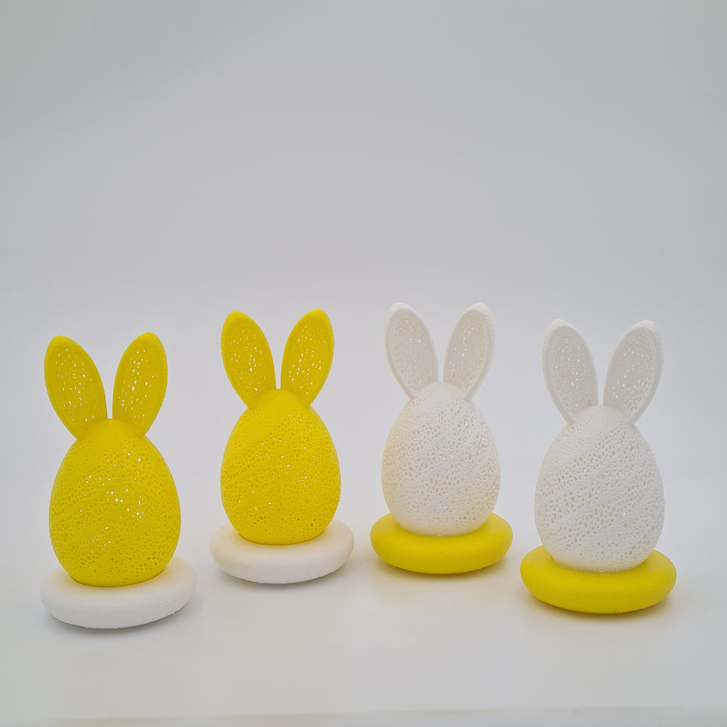 Lysende påskeæg med ører