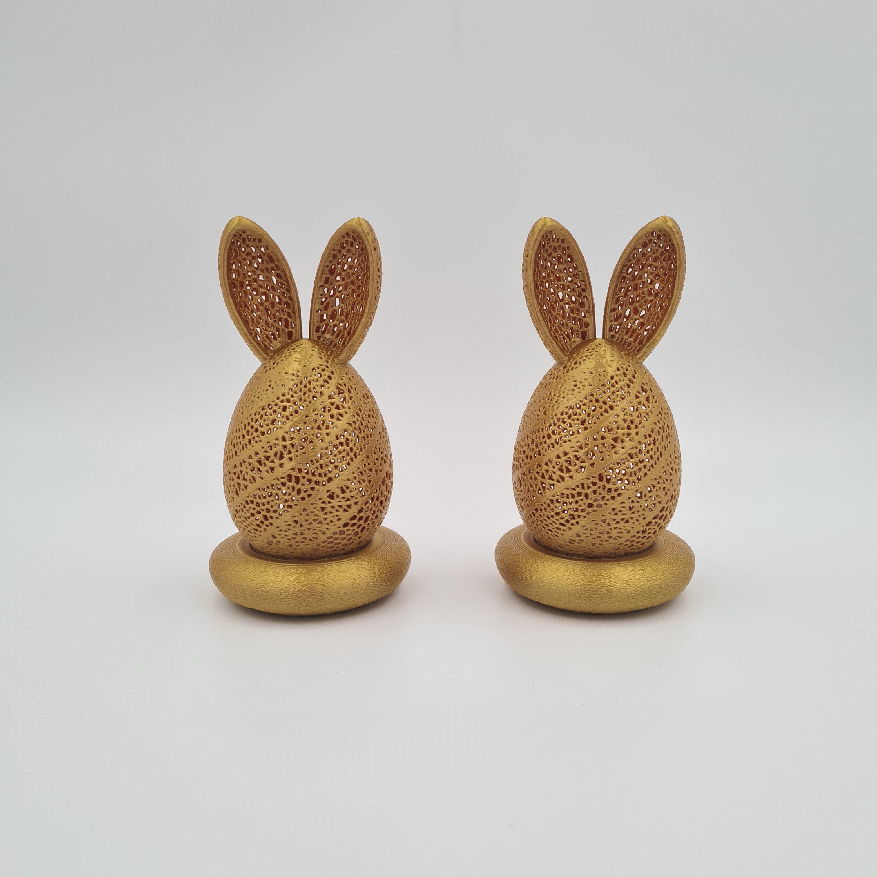 Lysende påskeæg med ører