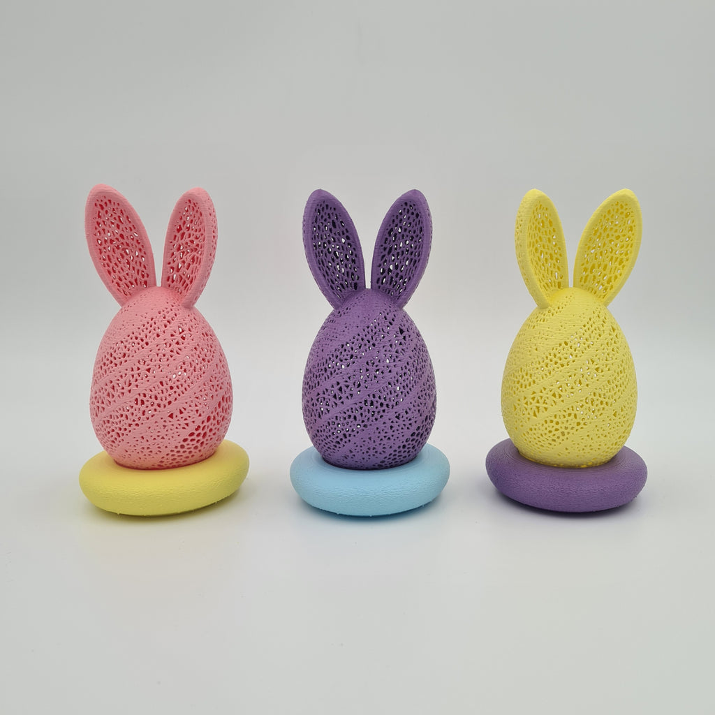 Lysende påskeæg med ører