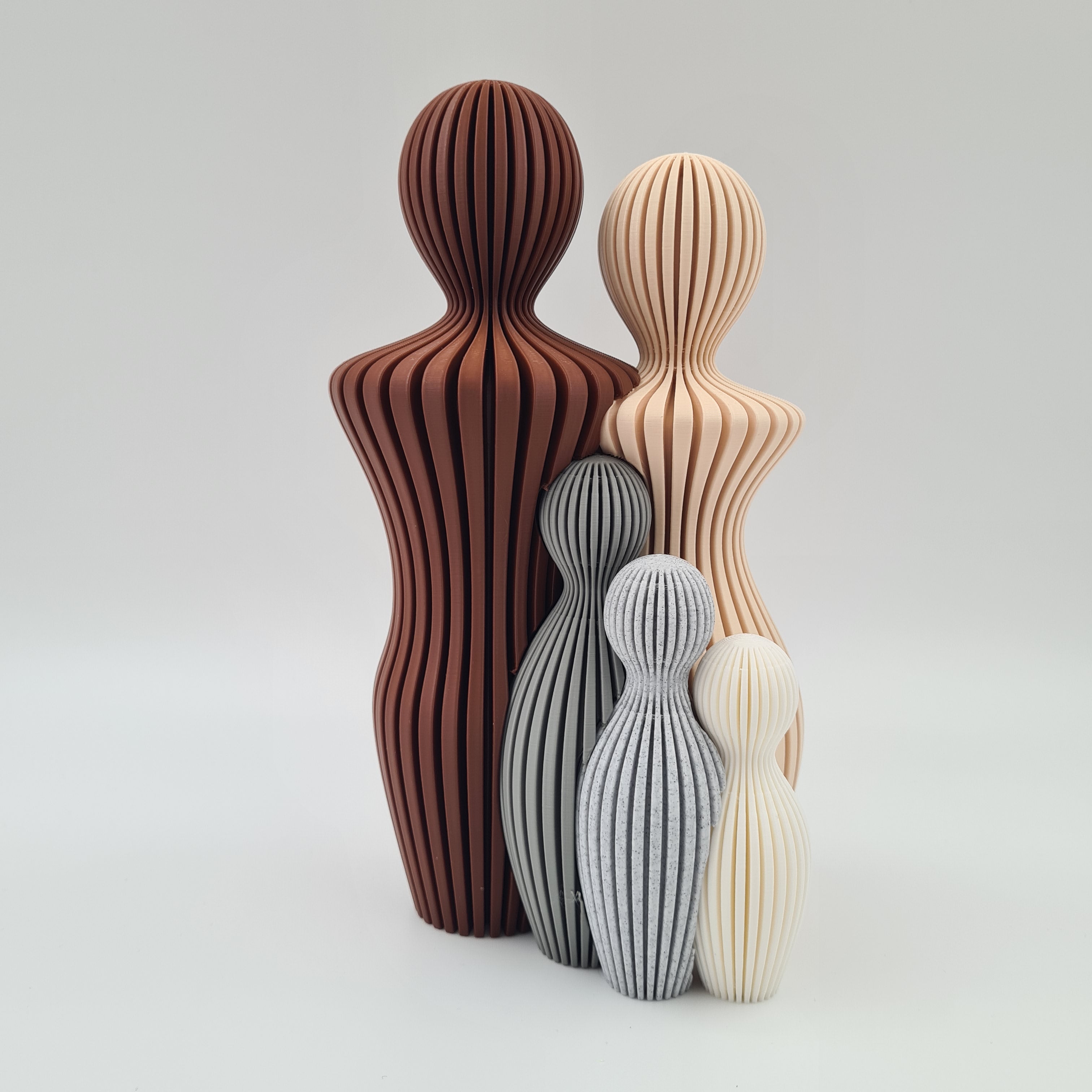 Mor, far & tre børn